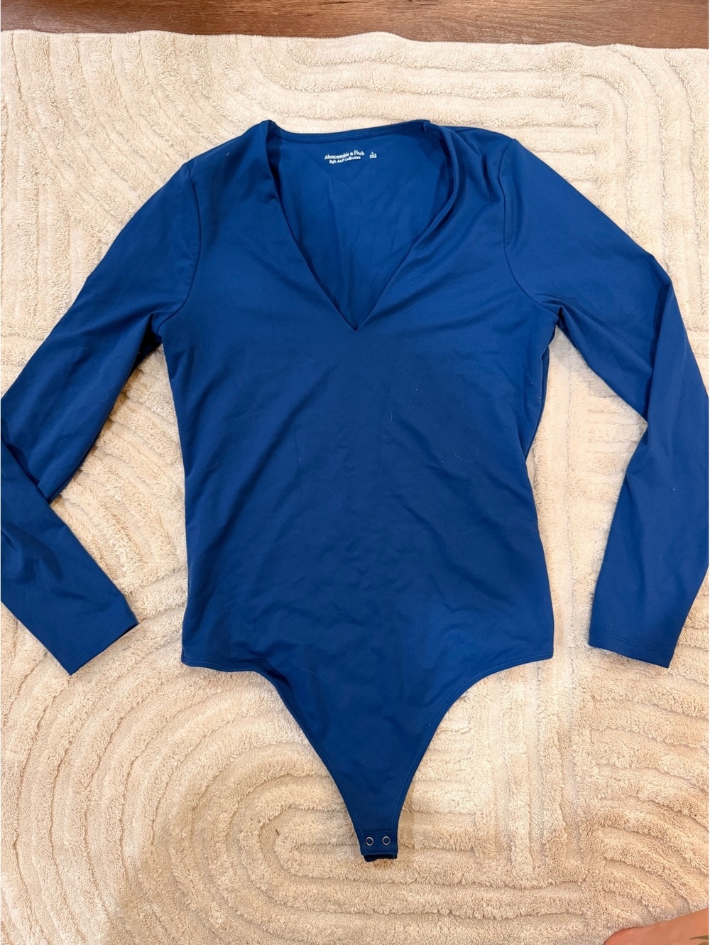 Abercrombie & Fitch Soft A&F Collection Long Sleeve Bodysuit - Size Large